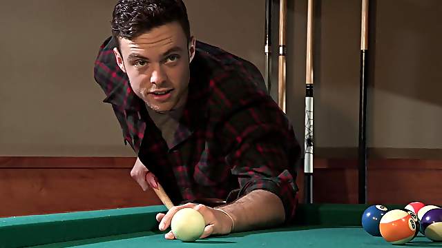 Game of pool with gay dudes ends with both of them scoring
