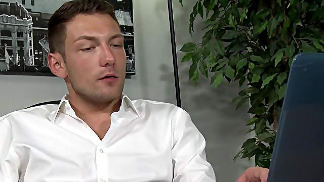 Alan Kennedy and Sasha Alexander enjoys gay sex on the massage table