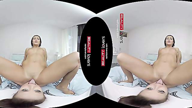 Slutty Lesbian Teens in VR action