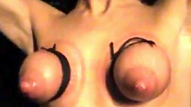 French couple. My who, whoe have sinned, gets a painful tits session.