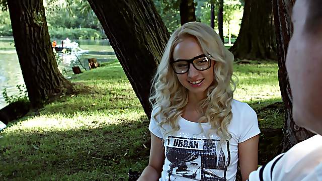 Slim cutie TD Bambi knows what a horny guy wants from her
