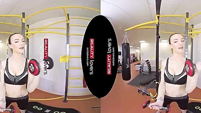 Anal Workout for Fit Gym Teen in VR action