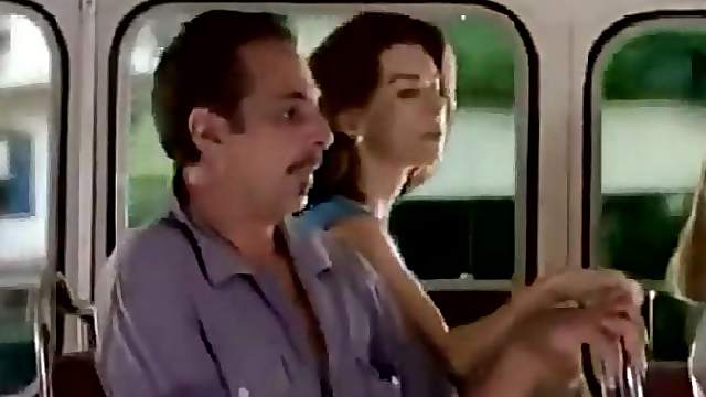 Hot sex in the back of a public tram
