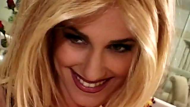 Cute blonde Dahlia enjoys sucking and riding a cock and gets a facial