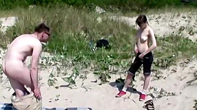 Sucking and fucking my hot boyfriend at the beach
