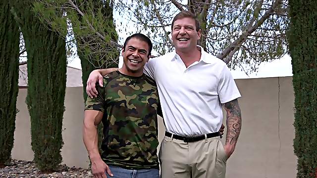 Colby Jansen and Draven Navarro enjoy hard gay threesome