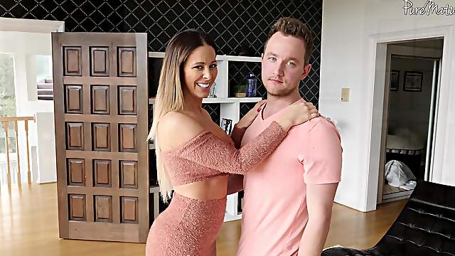 Classy MILF in high heels Cherie Deville spreads her legs for anal