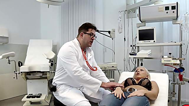 Lilli Vanilli fucked by her doctors big cock