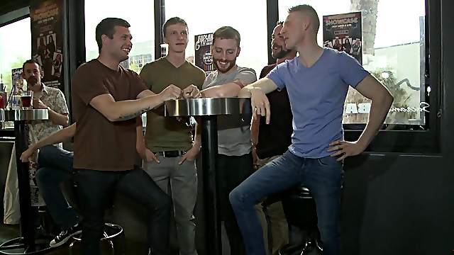 Kinky gay dude has to suck and fuck with more guys at once