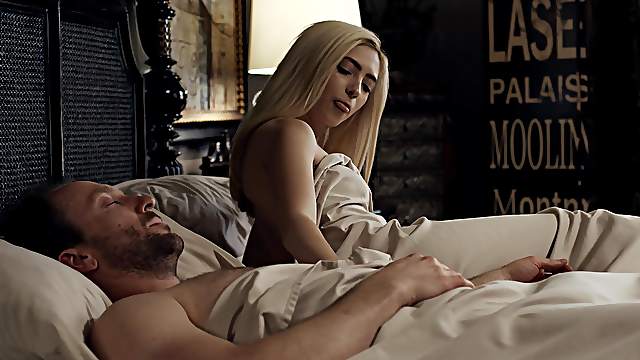 +Blonde girl Jane Wilde doesn't need more than a stiff dick