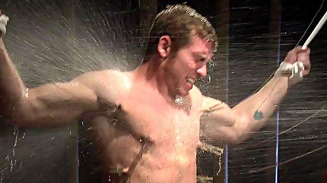 Gay sex game is the first gay experience of tied dude Connor Maguire
