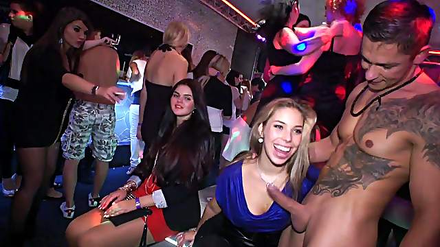 sex from behind in the club is all that those girls need tonight