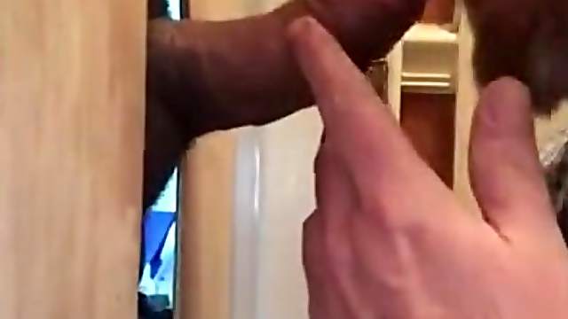 Blowjob and deepthroat fun with a glory hole