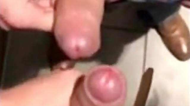 Friends jack, suck and cum together in the forest