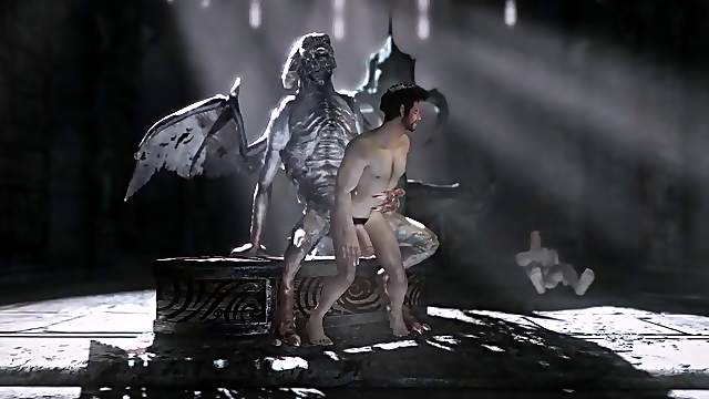 Naughty human gets transformed into a vampire after having sex with one
