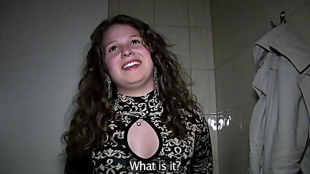 Young looking girl Bunny Baby takes money to get fucked hard