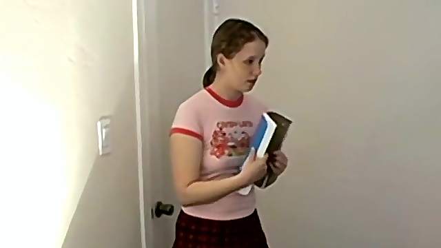 Hairy girlfriend  having her mouth and that hairy bush penetrated by her teacher!