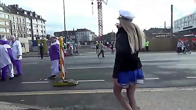 Lena Loch show her fans how wild and naughty she in Karneval