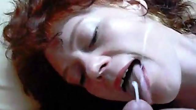 Schlucken klar gerne cum swallowing ! facial