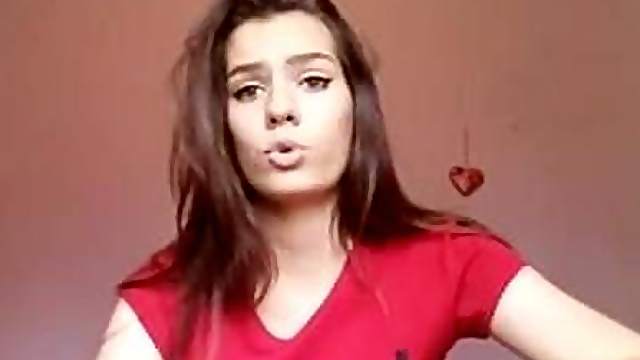Romanian beauty on webcam
