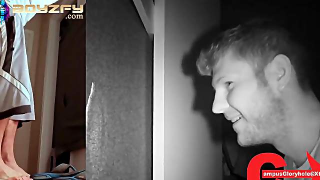 Glory Hole, Big Boy Sucking Big Cock, tasty, fuck me fuck me please