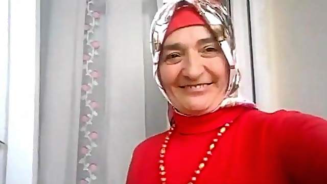 Turkish granny in hijab