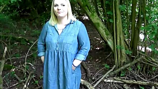 German chubby teen at public pick up for threesome