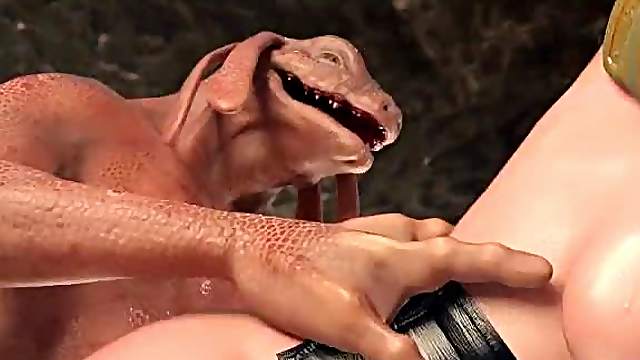 3d animated hentai bigtits brutally fucked by monster