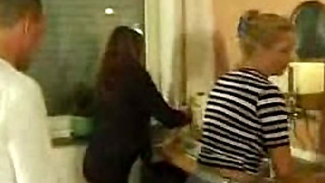 Hot European Mature Babe Gets Fucked and Goes Lesbian in a Threesome