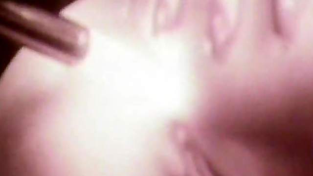 Sinful Retro MILF Crams Sex Toys Up her Pussy and then Gets Anal Fucked