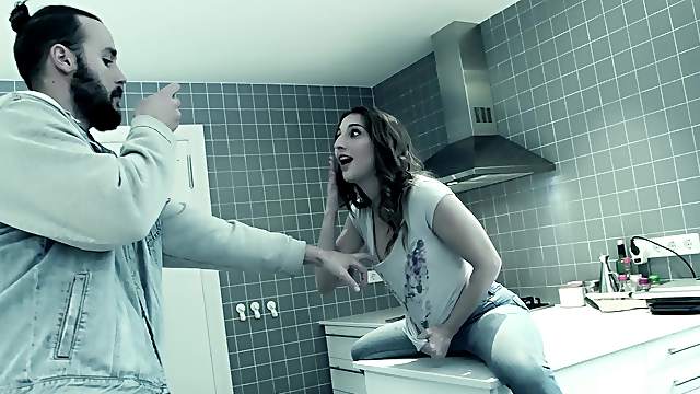 Hardcore fucking all over the house with sexy girlfriend Jimena Lago