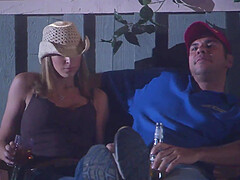 Busty babe with natural tits ride dick