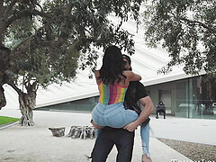 Third wheel with Latina hottie Serena Santos