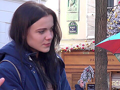 Rough fucking with sexy brunette Tetti Dew Komi who loves choking