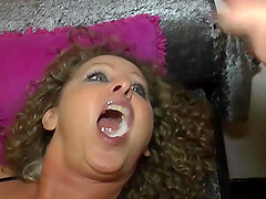 German Cum Party with swallow and multiple creampie gangbang