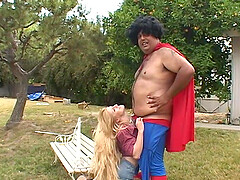 Hardcore outdoors sex between a fat dude and sexy Tawny Ryden