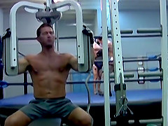 Rojer dominates two men in the wrestling ring