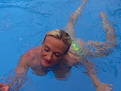 Naughty blonde neighbor Cameron comes over to be fucked balls deep