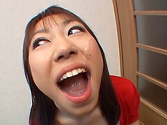 Haruka Mitsuki moans while getting fucked hard by her man