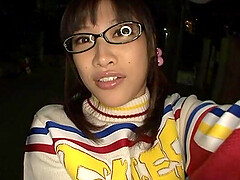 Miku Sunohara enjoys while giving her man a blowjob - POV