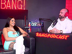 Serena Santos having fun while talking about rough anal sex