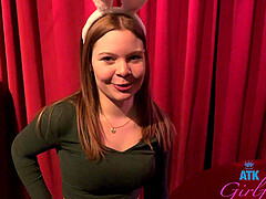 Adrianna Jade moans while getting nicely fingered by her man