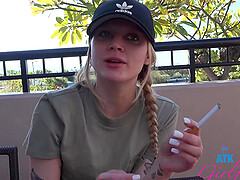 Paris White enjoys while getting pleasured by her dirty man
