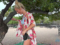 Bella Rose moans while getting pleasured by her boyfriend