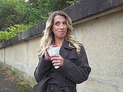 Blonde Megane Lopez enjoys while being penetrated in POV