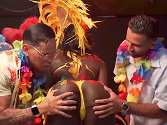 brazilian carnaval anal squirting orgy