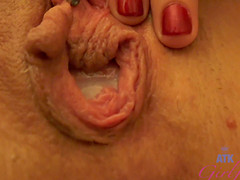 Natural tits cutie gives a footjob and gets fucked in POV - compilation