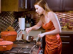 Alison Rey moans while being pleasured by naughty Hazel Moore