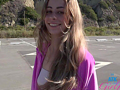 Rough outdoor dicking in HD POV video with brunette Renee Rose
