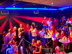 CFNM orgy with party bitch giving BJ to hot stripper
